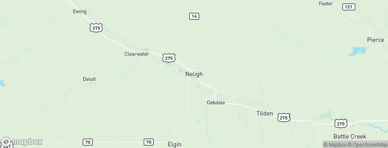 Neligh, United States Map