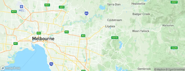Nelsons Hill, Australia Map