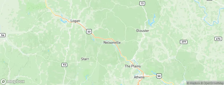 Nelsonville, United States Map