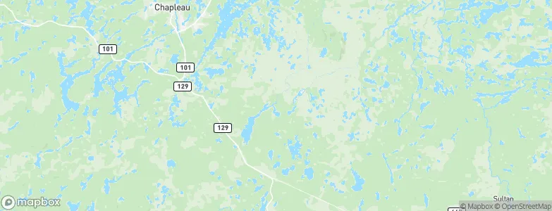 Nemegos, Canada Map