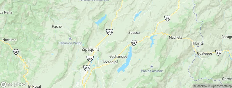 Nemocón, Colombia Map