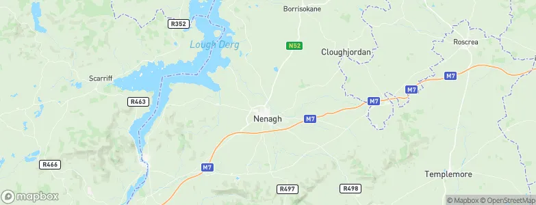 Nenagh Bridge, Ireland Map