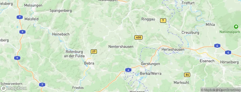 Nentershausen, Germany Map