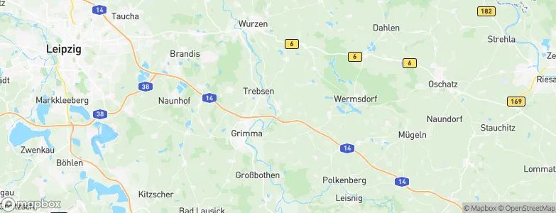 Nerchau, Germany Map