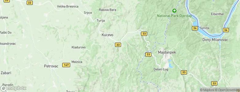 Neresnica, Serbia Map