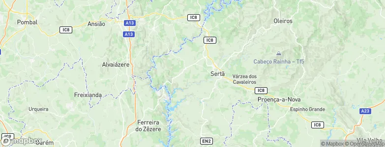 Nesperal, Portugal Map