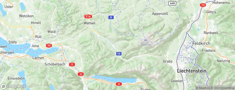 Nesslau-Krummenau, Switzerland Map