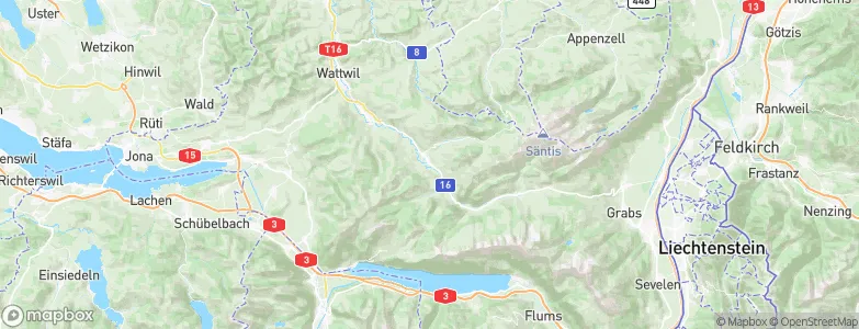 Nesslau, Switzerland Map