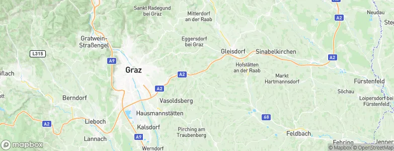 Nestelbach bei Graz, Austria Map