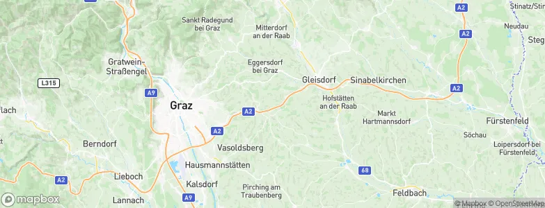 Nestelbach bei Graz, Austria Map