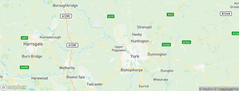 Nether Poppleton, United Kingdom Map