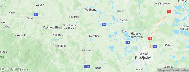 Netolice, Czechia Map