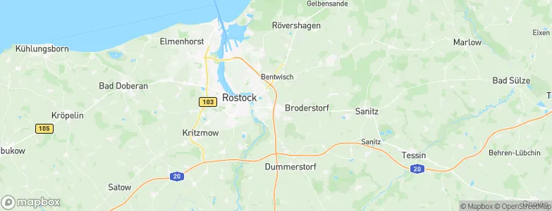 Neu Roggentin, Germany Map
