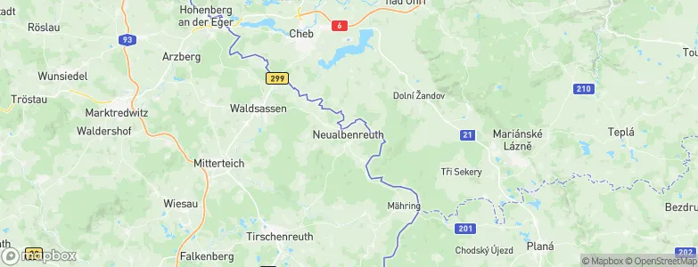 Neualbenreuth, Germany Map
