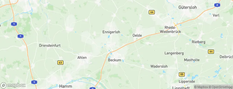 Neubeckum, Germany Map