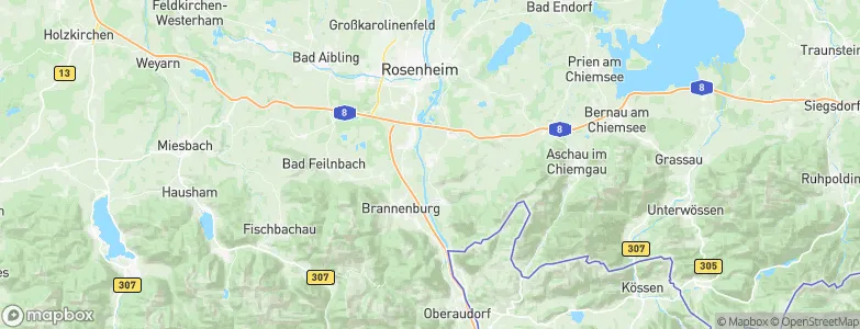 Neubeuern, Germany Map
