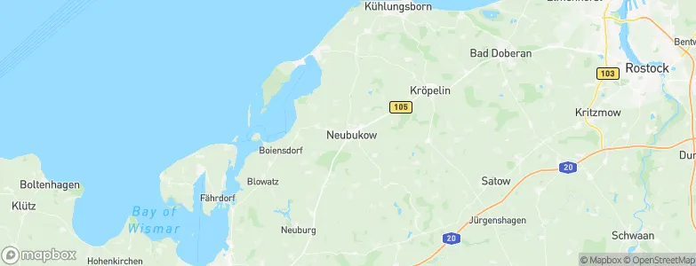 Neubukow, Germany Map