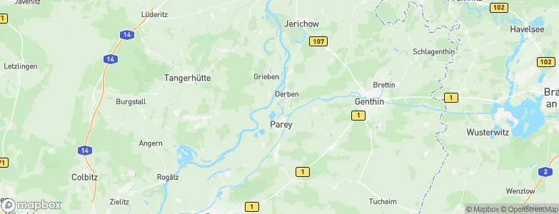 Neuderben, Germany Map