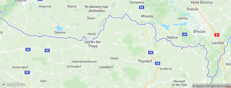 Neudorf bei Staatz, Austria Map