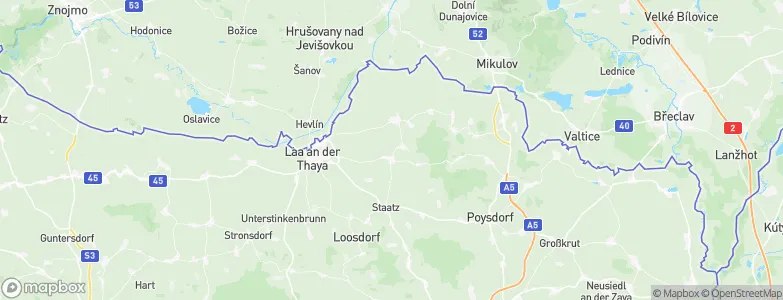 Neudorf bei Staatz, Austria Map