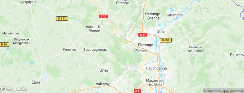 Neufchef, France Map