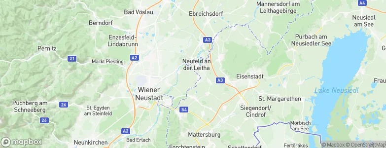 Neufeld an der Leitha, Austria Map