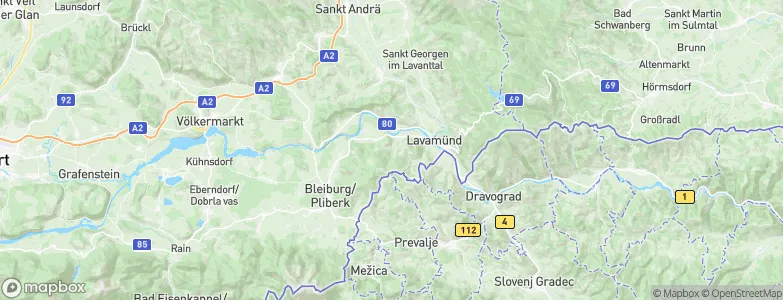 Neuhaus, Austria Map