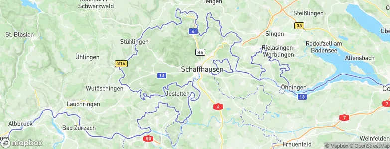 Neuhausen, Switzerland Map