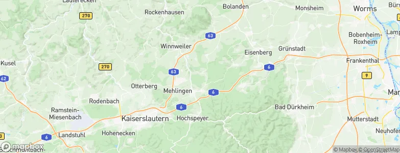 Neuhemsbach, Germany Map