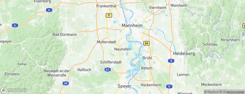 Neuhofen, Germany Map