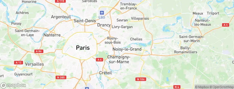 Neuilly-Plaisance, France Map