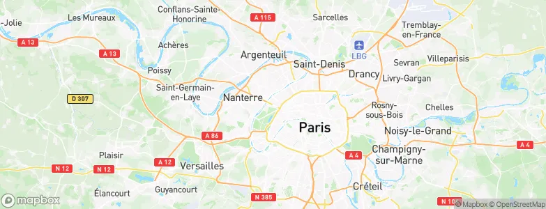 Neuilly-sur-Seine, France Map
