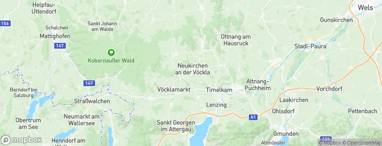 Neukirchen an der Vöckla, Austria Map