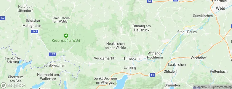 Neukirchen an der Vöckla, Austria Map