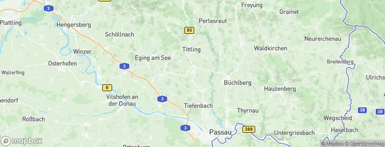 Neukirchen vorm Wald, Germany Map