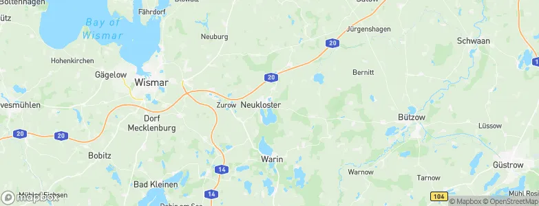 Neukloster, Germany Map