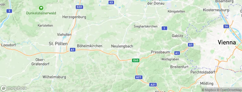 Neulengbach, Austria Map