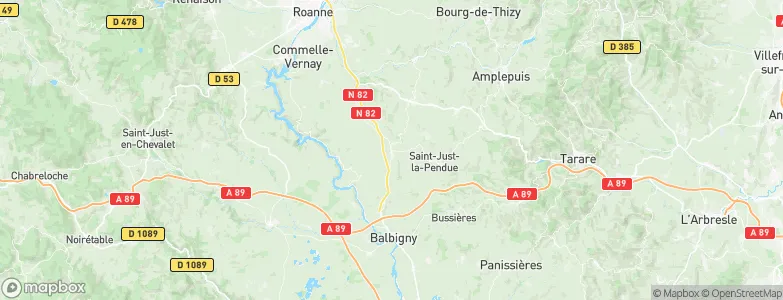 Neulise, France Map