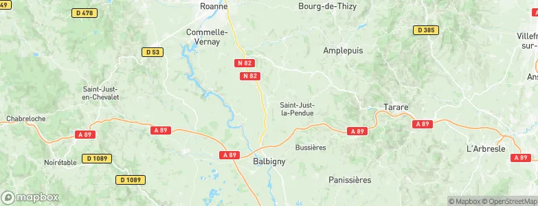 Neulise, France Map