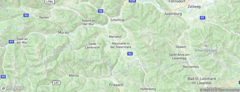Neumarkt in Steiermark, Austria Map