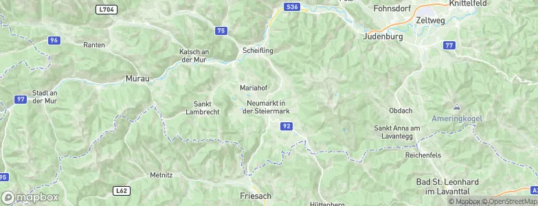 Neumarkt in Steiermark, Austria Map