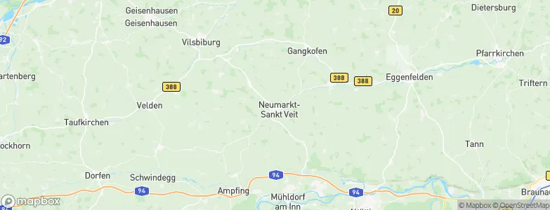 Neumarkt-Sankt Veit, Germany Map