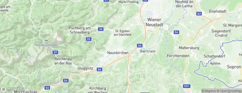 Neunkirchen, Austria Map
