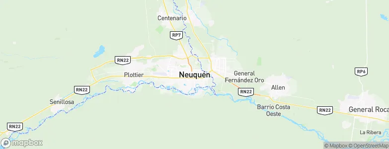 Neuquén, Argentina Map