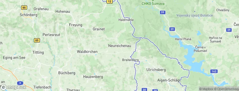 Neureichenau, Germany Map