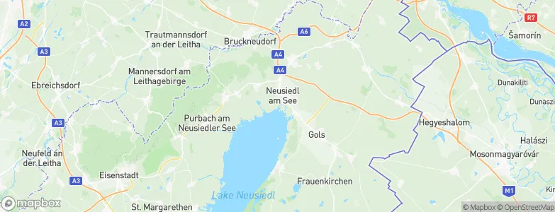 Neusiedl am See, Austria Map