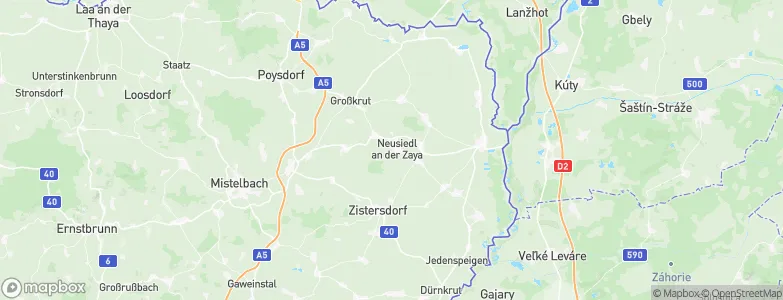Neusiedl an der Zaya, Austria Map