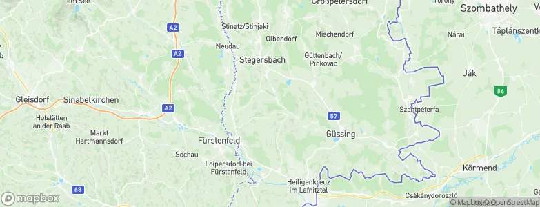 Neusiedl bei Güssing, Austria Map