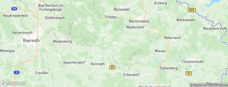 Neusorg, Germany Map
