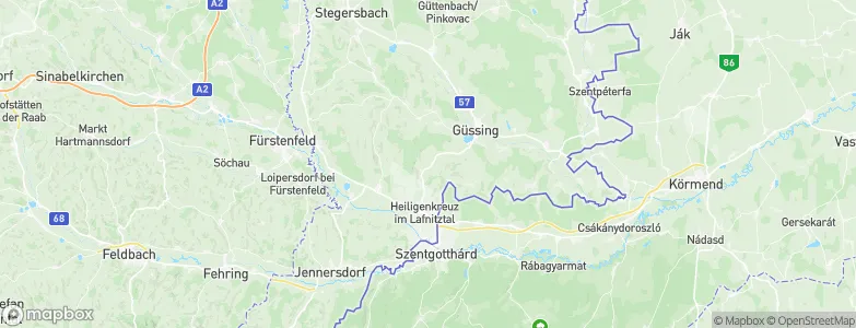 Neustift bei Güssing, Austria Map